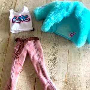 Four piece Barbie outfit